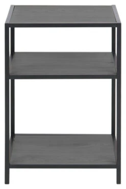 Seaford Nattbord - Sort 8 Seaford Nattbord - Sort -UNOLIVING Butikk actona seaford sengebord sort AC03603 3 4785