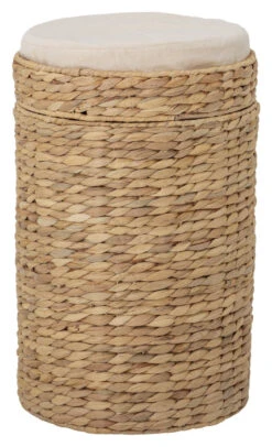 Bloomingville Iva Kurv M/Lokk, Natur, Vandhyacint