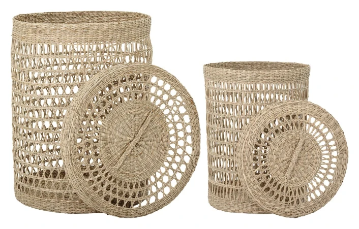 Bloomingville Kurv M/lokk - Natur 3 Bloomingville Kurv M/lokk - Natur - Bilde 3