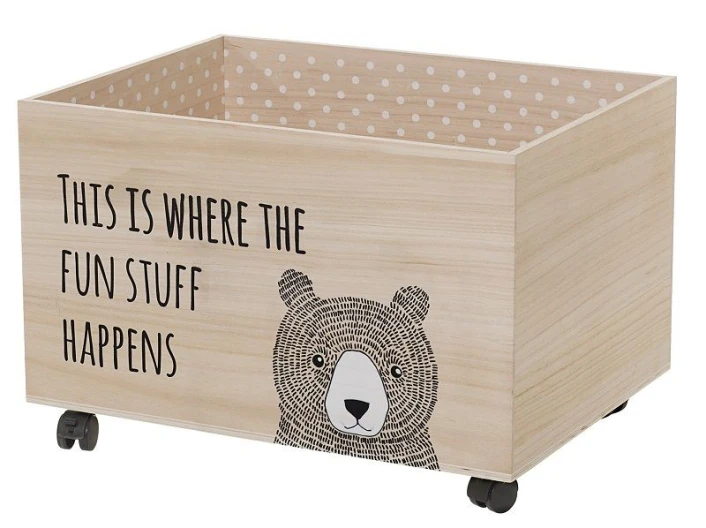 Bloomingville Mini - Oppbevaringskasse - Lyst Tre D:45 3 Bloomingville Mini - Oppbevaringskasse - Lyst Tre D:45 - Bilde 3