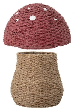 Bloomingville Mini Kurv M/lokk - Sjøgress -UNOLIVING Butikk bloomingville mini kurv mlaag soegraes boernetilbehoer BL01712 3 7f23