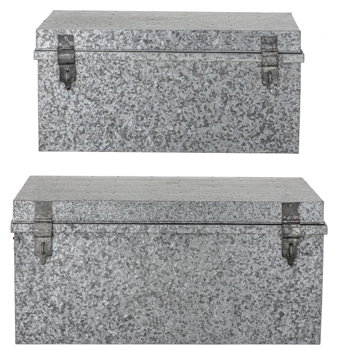 Bloomingville Oppbevaringskasse M/lokk - Metall 1 Bloomingville Oppbevaringskasse M/lokk - Metall