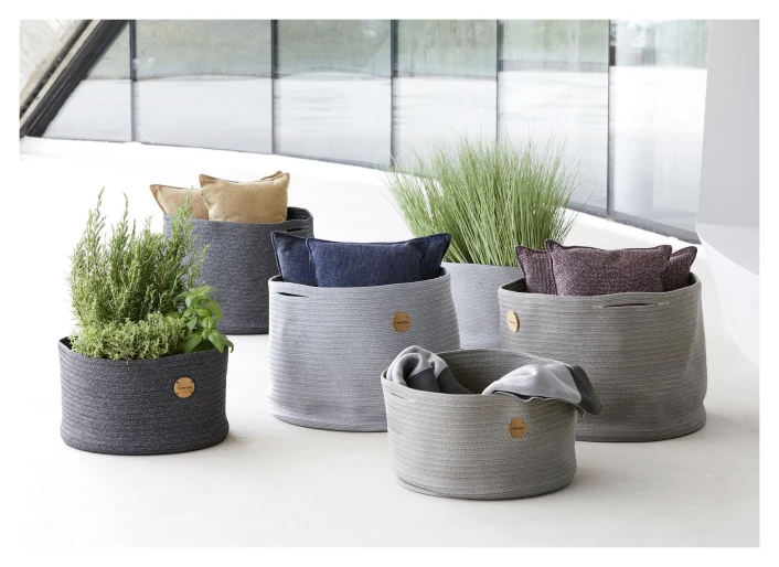 Cane-line Soft Rope Kurv Stor, Ø 50 Cm, Taupe - Bilde 2