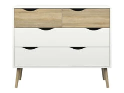 Delta Kommode - Hvit - H:81,7 -UNOLIVING Butikk delta kommode hvid b9860 kommoder TV04582 3 fbdb