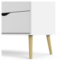 Delta Kommode - Hvit - H:81,7 -UNOLIVING Butikk delta kommode hvid b9860 kommoder TV04582 6 db9b