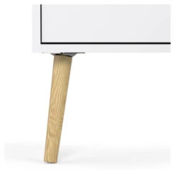 Delta Kommode - Hvit - H: 100,9 -UNOLIVING Butikk delta kommode hvid kommoder TV04686 5 9567