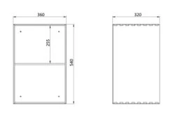 B98 Bokkasse - Eik -UNOLIVING Butikk fdb moebler b98 bogkasse eg FD00821 10 7629