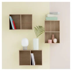 FDB Møbler - Bok-kasse 36x54x28 - Eik -UNOLIVING Butikk fdb moebler bogkasse 36x54x28 eg bogreoler FD00053 4 c877