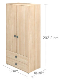 FLEXA - Popsicle Tøyskap Blueberry 202x101cm -UNOLIVING Butikk flexa popsicle klaedeskab blueberry 202x101cm klaedeskab FL00645 10 1823
