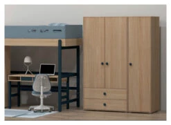 FLEXA - Popsicle Tøyskap Blueberry 202x101cm -UNOLIVING Butikk flexa popsicle klaedeskab blueberry 202x101cm klaedeskab FL00645 7 8554