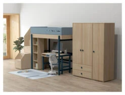 FLEXA - Popsicle Tøyskap Blueberry 202x51 Cm -UNOLIVING Butikk flexa popsicle klaedeskab blueberry 202x51 cm klaedeskab FL00648 12 4e79