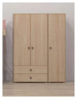 FLEXA - Popsicle Tøyskap Cherry 202x51 Cm -UNOLIVING Butikk flexa popsicle klaedeskab cherry 202x51 cm klaedeskab FL00649 8 c09c