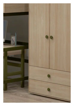 FLEXA - Popsicle Tøyskap Kiwi 202x101cm -UNOLIVING Butikk flexa popsicle klaedeskab kiwi 202x101cm klaedeskab FL00644 5 defd