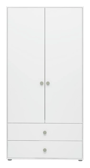 Roomie Garderobeskap M. 2 Dører - Grønn/Hvit 1 Roomie Garderobeskap M. 2 Dører - Grønn/Hvit