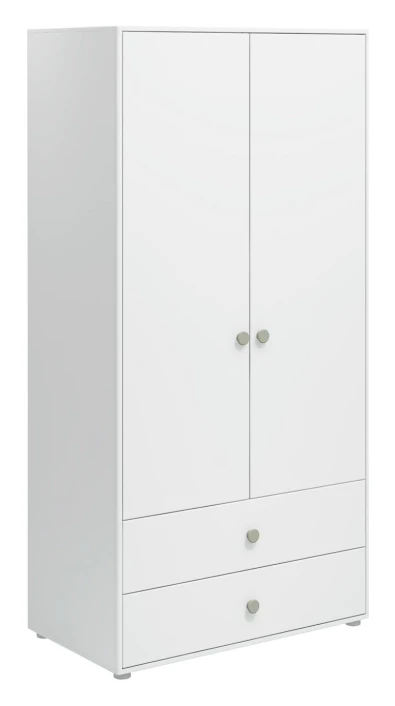 Roomie Garderobeskap M. 2 Dører - Grønn/Hvit 3 Roomie Garderobeskap M. 2 Dører - Grønn/Hvit - Bilde 3