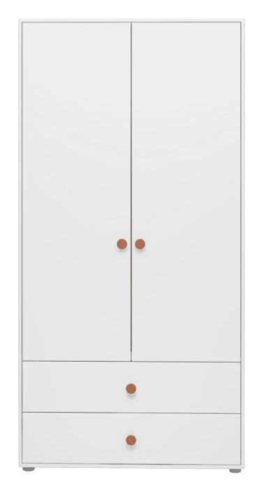 Roomie Garderobeskap M. 2 Dører - Rosa/Hvit 1 Roomie Garderobeskap M. 2 Dører - Rosa/Hvit