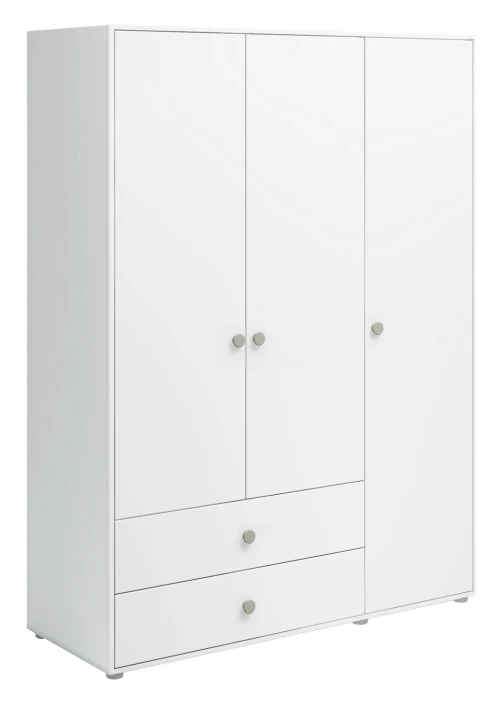 Roomie Garderobeskap M. 3 Dører - Grønn/Hvit 3 Roomie Garderobeskap M. 3 Dører - Grønn/Hvit - Bilde 3