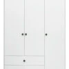Roomie Garderobeskap M. 3 Dører - Hvit/Grønn