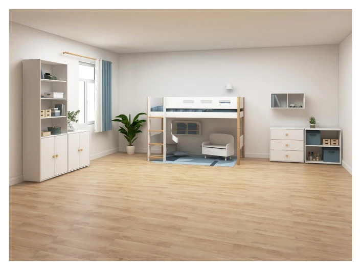 Roomie Maxi-reol M. 2 Dører - Hvit/Eik 2 Roomie Maxi-reol M. 2 Dører - Hvit/Eik - Bilde 2