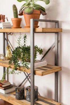 Homii - Joy Reol M/4hyller - Natur -UNOLIVING Butikk homii joy reol m4 hylder natur reoler ZU01317 7 b304