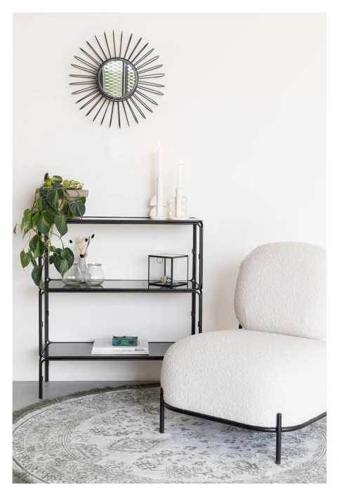 Homii Liah Hylle - Svart 2 Homii Liah Hylle - Svart - Bilde 2