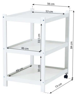 Hoppekids - Ida Stellebord M/reol 5 Hoppekids - Ida Stellebord M/reol -UNOLIVING Butikk hoppekids ida marie puslereol puslebord HK00098 3 e6b8