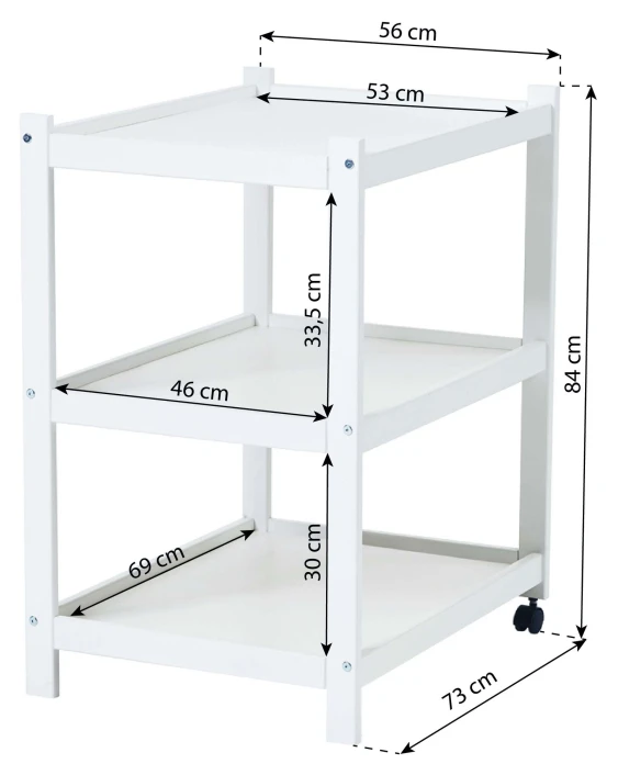 Hoppekids - Ida Stellebord M/reol 3 Hoppekids - Ida Stellebord M/reol - Bilde 3