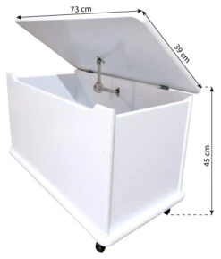 Hoppekids - Leketøyskiste Hvit -UNOLIVING Butikk hoppekids legetoejskiste hvid legetoejskasse HK00074 5 bbc9