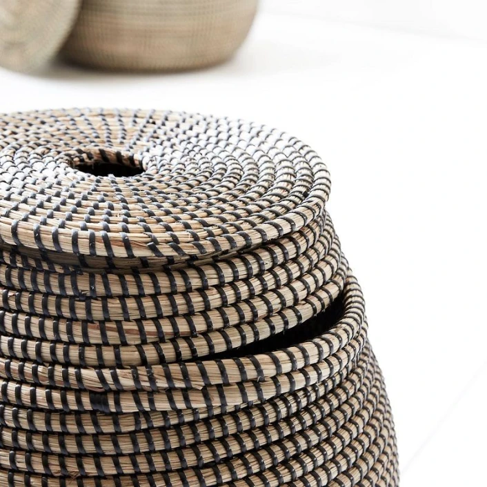 House Doctor - Effect Kurvesett á 2 - Svart/natur - Bilde 2