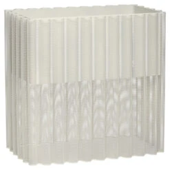 Hübsch Flow Blomsterkrukke I Beige Metall