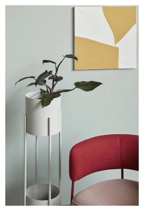 Hübsch Iris Plantestand, Metall, Grå 2 Hübsch Iris Plantestand, Metall, Grå - Bilde 2