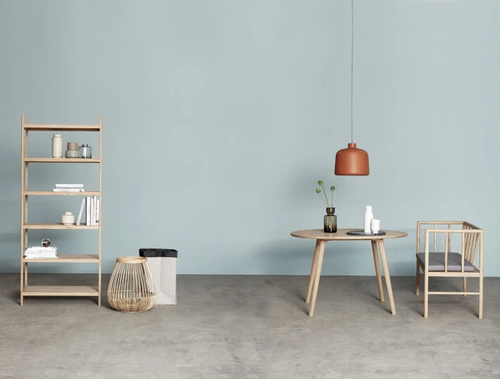 Hübsch Reol M. 6 Hylder - Natur 4 Hübsch Reol M. 6 Hylder - Natur - Bilde 4