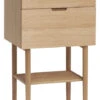 Hübsch Sengebord M/Skuffer - Eik