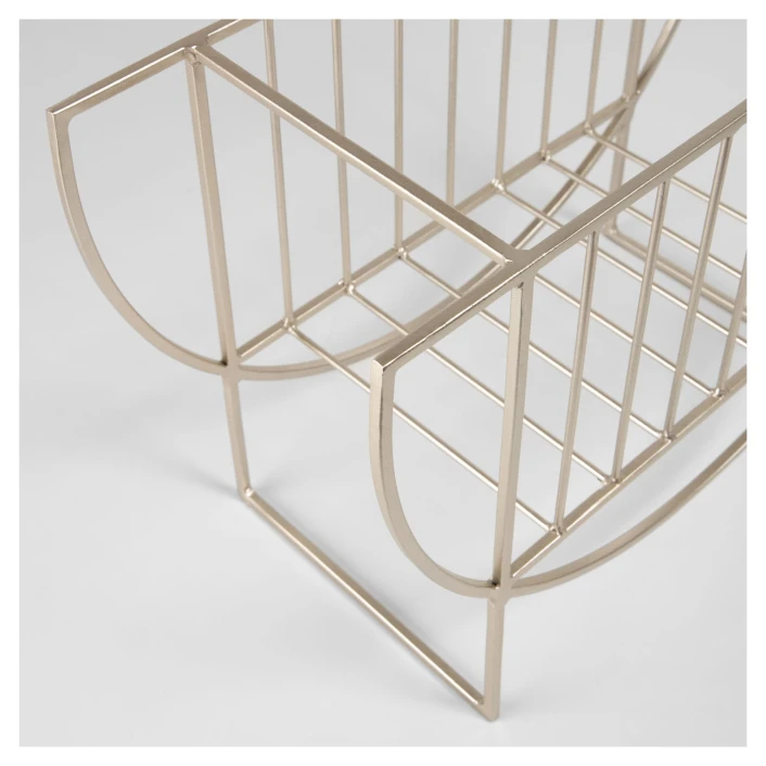 Kave Home Aubrey Magasinholder - Gylden 3 Kave Home Aubrey Magasinholder - Gylden - Bilde 3