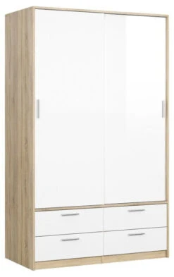 Line Garderobeskap - Lyst Tre