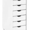 Gandor Kommode M. 6 Skuffer - Hvit
