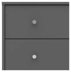 May Kommode M/3 Skuffer - Grå Folie -UNOLIVING Butikk may kommode m3 skuffer graa folie kommoder TV04988 3 97a8