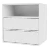 MONTANA Mini Hylle Modul M. 2 Skuffer - New White