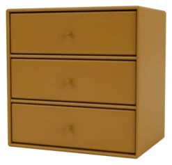 MONTANA Mini Hylle Modul M. 3 Skuffer - Amber