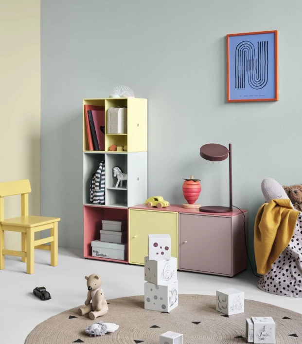 Montana Mini Reol Modul - Rhubarb 2 Montana Mini Reol Modul - Rhubarb - Bilde 2