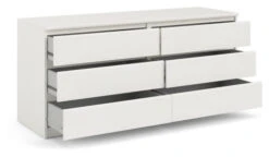 Naia Kommode - Hvit Ask M/6 Skuffer