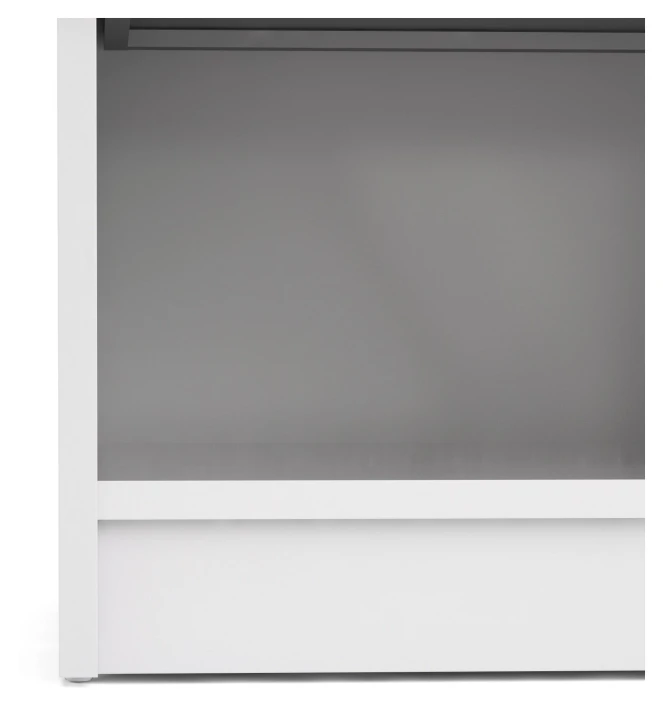 Naia Nattbord - Hvit Høyglans 5 Naia Nattbord - Hvit Høyglans - Bilde 5