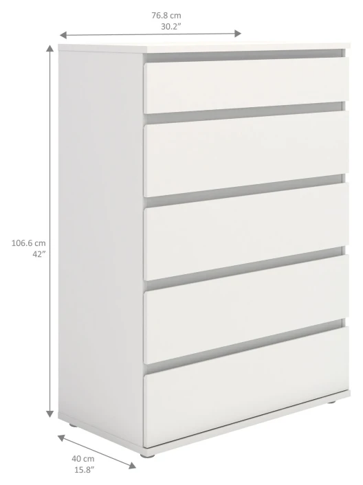 Nova Kommode - Hvit - 106,6x76,8 4 Nova Kommode - Hvit - 106,6x76,8 - Bilde 4