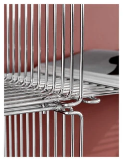 Panton Wire Trådreol Single, D38, Chrome -UNOLIVING Butikk panton wire traadreol single d38 chrome reoler MT00058 6 75eb