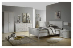 Paris Garderobeskap - 200,6x96,2 -UNOLIVING Butikk paris garderobeskab hvid b96 garderobeskabe TV00339 2 2237