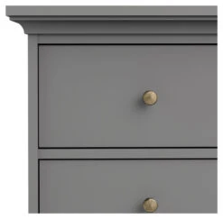 Paris Kommode M. 8 Skuffer - Mat Grå -UNOLIVING Butikk paris kommode m 8 skuffer mat graa kommoder TV05138 6 fa67