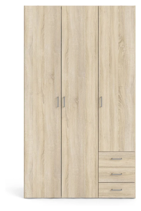 Space Garderobeskap - Lys Tre M/skuffer 2 Space Garderobeskap - Lys Tre M/skuffer - Bilde 2