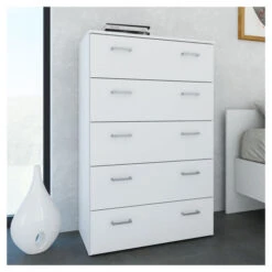 Space Kommode - Hvit -UNOLIVING Butikk space kommode hvid kommoder TV04550 2 4b55