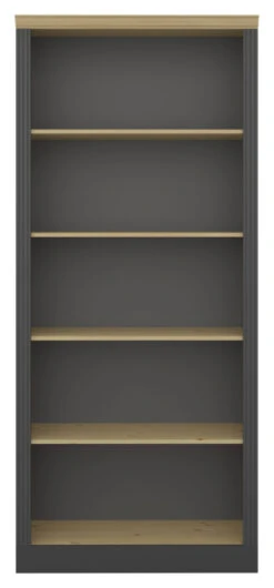 Nola Bokreol Med 4 Hyller, Sort