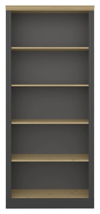 Nola Bokreol Med 4 Hyller, Sort 1 Nola Bokreol Med 4 Hyller, Sort